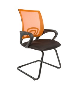 Кресло компьютерное CHAIRMAN 696V, цвет оранжевый в Челябинске