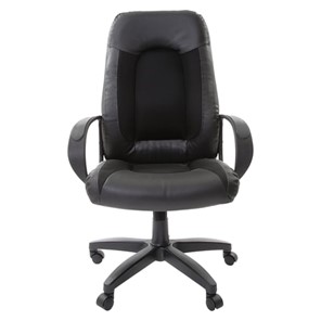 Офисное кресло Brabix Strike EX-525 (экокожа черная, ткань черная, TW) в Магнитогорске