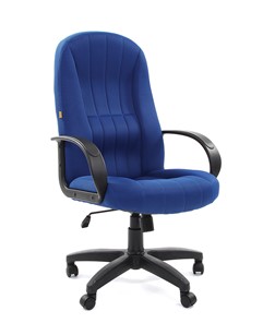 Кресло компьютерное CHAIRMAN 685, ткань TW 10, цвет синий в Челябинске - предосмотр