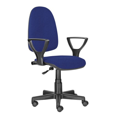 Офисное кресло Brabix Prestige Ergo MG-311 (регулируемая эргономичная спинка, ткань, синее) 532423 в Челябинске - изображение 2