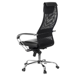 Офисное кресло Brabix Premium Stalker EX-609 PRO (хром, мультиблок, ткань-сетка/экокожа, черное) в Челябинске - предосмотр 4
