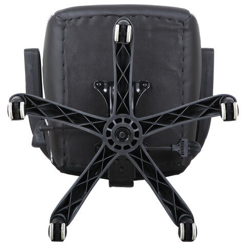 Офисное кресло Brabix Techno Pro GM-003 (экокожа, черное/серое, вставки серые) в Миассе - изображение 6