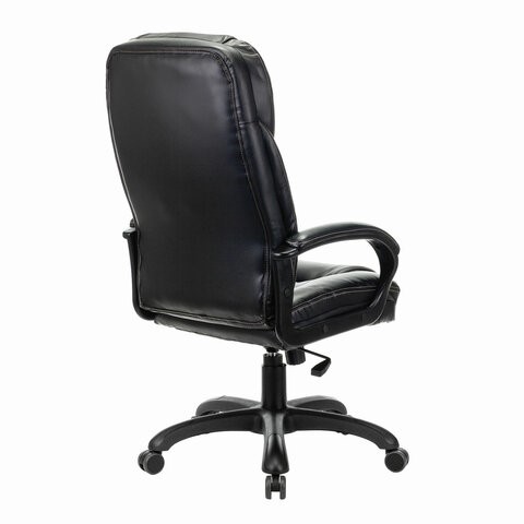 Офисное кресло Brabix Premium Nord EX-590 (черный пластик, экокожа, черное) в Челябинске - изображение 3