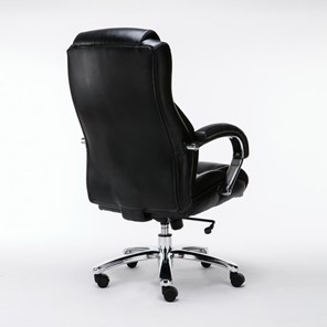 Кресло офисное Brabix Premium Status HD-003 (рециклированная кожа, хром, черное) 531821 в Копейске - предосмотр 2