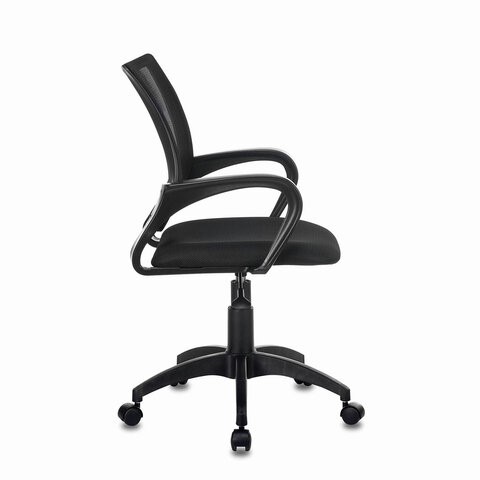 Офисное кресло Brabix Fly MG-396 (с подлокотниками, сетка, черное) 532083 в Миассе - изображение 1