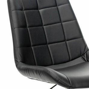 Офисное кресло Brabix Deco MG-316 (без подлокотников, пятилучие серебристое, экокожа, черное) 532080 в Челябинске - предосмотр 4