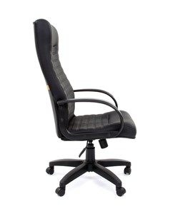 Кресло компьютерное CHAIRMAN 480 LT, экокожа, цвет черный в Челябинске - предосмотр 2