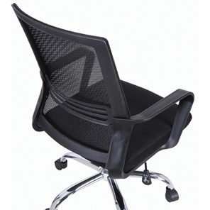 Офисное кресло Brabix Daily MG-317 (с подлокотниками, хром, черное) 531833 в Миассе - предосмотр 8