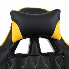 Кресло Brabix GT Master GM-110 (две подушки, экокожа, черное/желтое) 531927 в Челябинске - предосмотр 5