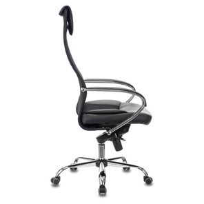Офисное кресло Brabix Premium Stalker EX-609 PRO (хром, мультиблок, ткань-сетка/экокожа, черное) 532416 в Миассе - предосмотр 1
