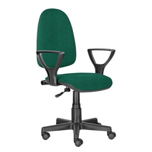 Офисное кресло Brabix Prestige Ergo MG-311 (регулируемая эргономичная спинка, ткань,черно-зеленое) в Челябинске - предосмотр 2
