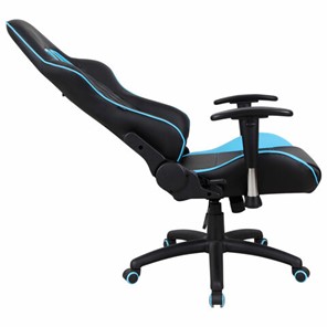 Компьютерное кресло Brabix GT Master GM-110 (две подушки, экокожа, черное/голубое) 531928 в Челябинске - предосмотр 4
