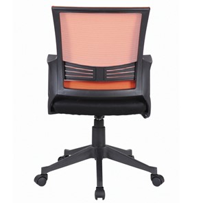 Кресло офисное Brabix Balance MG-320 (с подлокотниками, комбинированное черное/оранжевое) в Челябинске - предосмотр 2