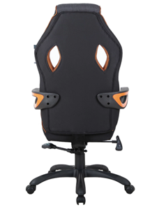 Кресло Brabix Techno Pro GM-003 (ткань, черное/серое, вставки оранжевые) в Челябинске - предосмотр 4