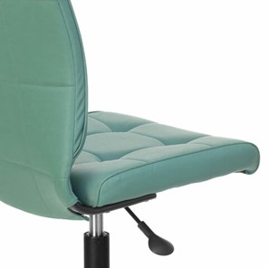 Кресло Brabix Stream MG-314 (без подлокотников, пятилучие серебристое, экокожа, серо-голубое) 532079 в Копейске - предосмотр 5