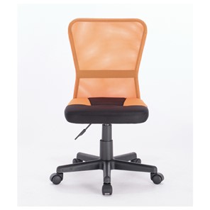 Компьютерное кресло Brabix Smart MG-313 (без подлокотников, комбинированное, черное/оранжевое) в Челябинске - предосмотр 3