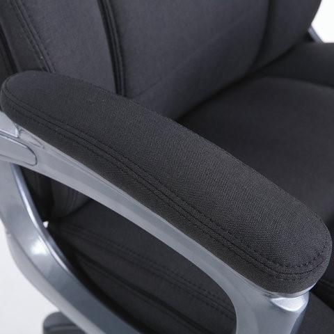 Офисное кресло Brabix Premium Solid HD-005 (ткань, черное) в Челябинске - изображение 9