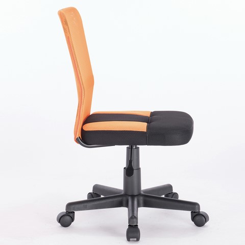 Компьютерное кресло Brabix Smart MG-313 (без подлокотников, комбинированное, черное/оранжевое) 531844 в Миассе - изображение 2