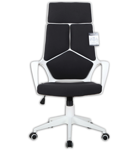 Компьютерное кресло Brabix Premium Prime EX-515 (пластик белый, ткань, черное) в Челябинске - предосмотр 5