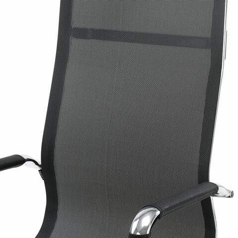 Компьютерное кресло Brabix Line EX-530 (хром, сетка, черное) в Челябинске - изображение 6