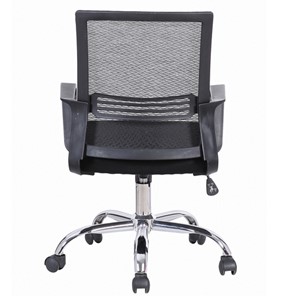 Офисное кресло Brabix Daily MG-317 (с подлокотниками, хром, черное) 531833 в Челябинске - предосмотр 2