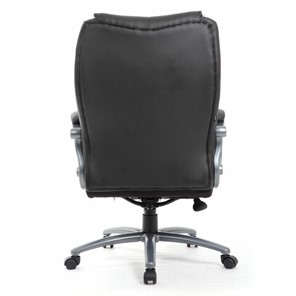 Компьютерное кресло Brabix Premium Strong HD-009 (экокожа черная, ткань серая) в Челябинске - предосмотр 3
