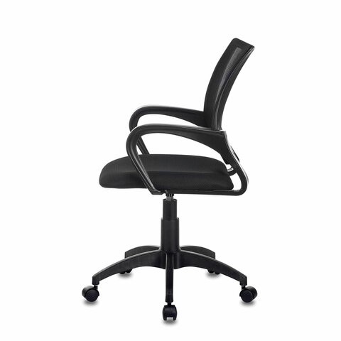 Офисное кресло Brabix Fly MG-396 (с подлокотниками, сетка, черное) 532083 в Миассе - изображение 3