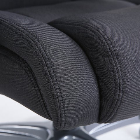 Офисное кресло Brabix Premium Solid HD-005 (ткань, черное) в Челябинске - изображение 8