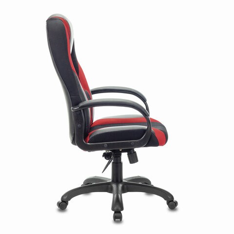 Компьютерное кресло Brabix Premium Rapid GM-102 (экокожа/ткань, черное/красное) 532107 в Челябинске - изображение 1
