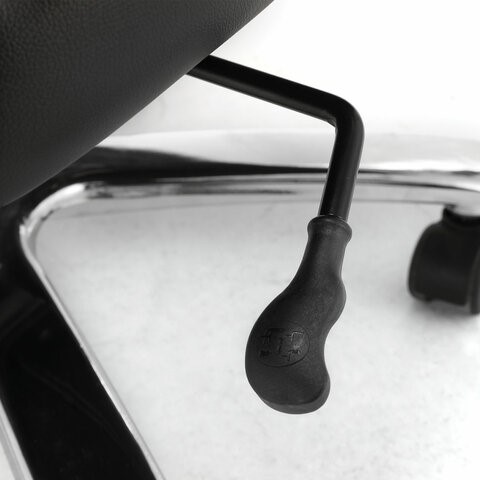 Офисное кресло Brabix Premium Pride HD-100 (натуральная кожа, черное) 531940 в Миассе - изображение 7