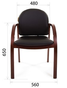 Кресло компьютерное CHAIRMAN 659 Экокожа черная в Миассе - предосмотр 1