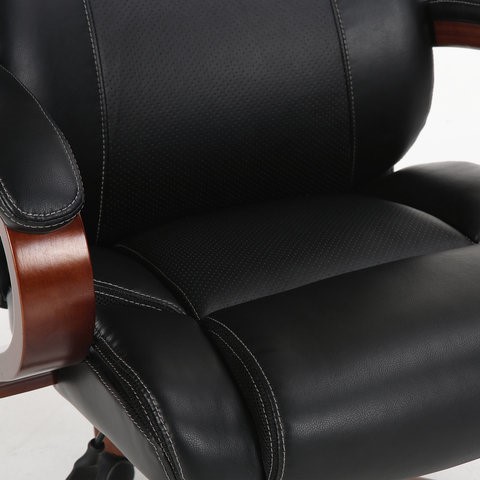 Компьютерное кресло Brabix Premium Magnum EX-701 (дерево, рециклированная кожа, черное) в Челябинске - изображение 7