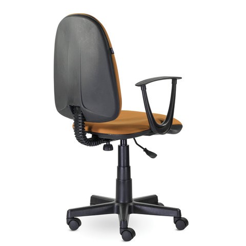 Офисное кресло Brabix Prestige Start MG-312 (эргономичная спинка, ткань, оранжевое) в Челябинске - изображение 2