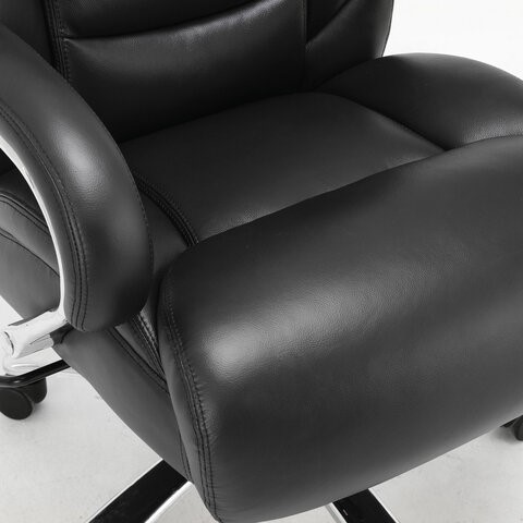 Офисное кресло Brabix Premium Pride HD-100 (натуральная кожа, черное) в Челябинске - изображение 5