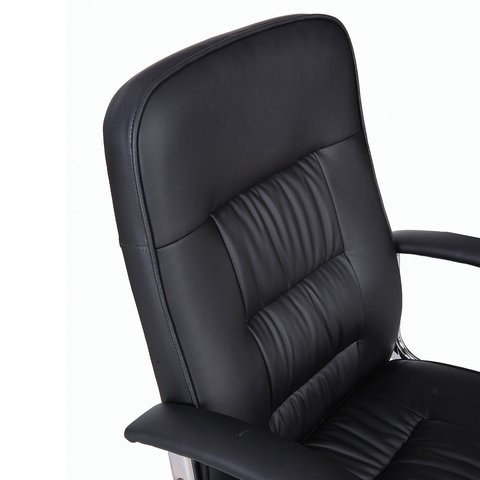 Кресло офисное Brabix Bit EX-550 (хром, экокожа, черное) 531838 в Челябинске - изображение 5