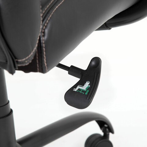 Компьютерное кресло Brabix Premium Heavy Duty HD-004 (экокожа, черное) 531942 в Миассе - изображение 9