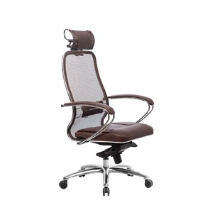 Офисное кресло Samurai SL-2.04, темно-коричневый в Миассе - предосмотр 2