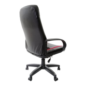 Кресло офисное Brabix Strike EX-525 (экокожа черная, ткань черная/бордовая, TW) в Миассе - предосмотр 1