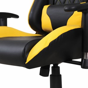 Кресло Brabix GT Master GM-110 (две подушки, экокожа, черное/желтое) 531927 в Челябинске - предосмотр 10