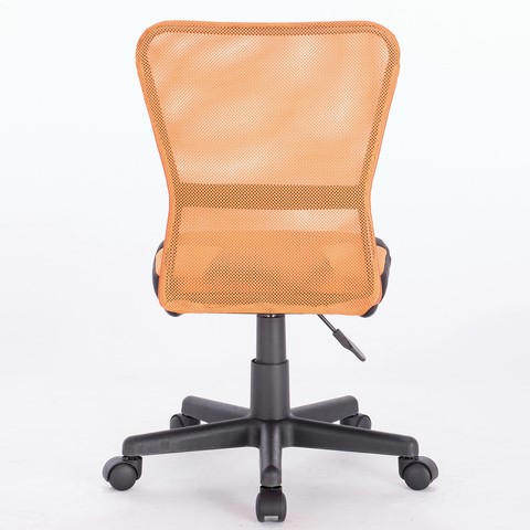 Компьютерное кресло Brabix Smart MG-313 (без подлокотников, комбинированное, черное/оранжевое) 531844 в Миассе - изображение 4