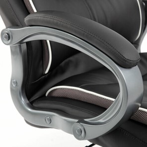 Компьютерное кресло Brabix Premium Strong HD-009 (экокожа черная, ткань серая) в Челябинске - предосмотр 7