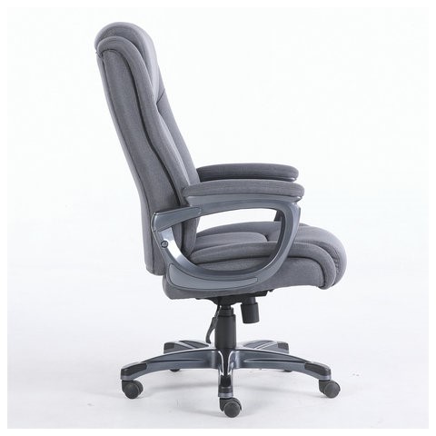 Офисное кресло Brabix Premium Solid HD-005 (ткань, серое) 531823 в Миассе - изображение 1