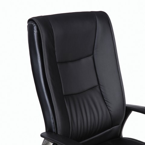 Компьютерное кресло Brabix Forward EX-570 (хром, экокожа, черное) 531837 в Миассе - изображение 6