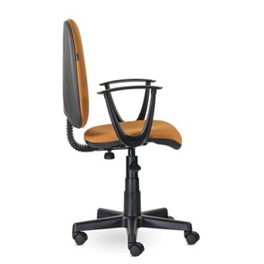 Офисное кресло Brabix Prestige Start MG-312 (эргономичная спинка, ткань, оранжевое) в Челябинске - предосмотр 1