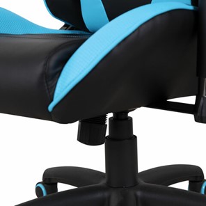 Компьютерное кресло Brabix GT Master GM-110 (две подушки, экокожа, черное/голубое) 531928 в Миассе - предосмотр 10