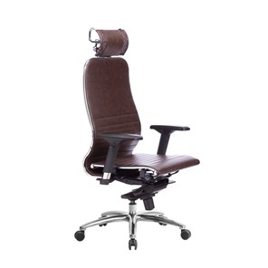Кресло офисное Samurai K-3.04 темно-коричневый в Челябинске - предосмотр 2