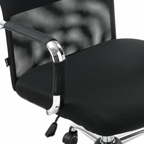 Кресло Brabix Fit EX-514 (с подголовником, хром, черное) в Челябинске - предосмотр 7