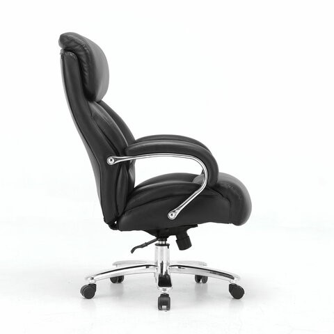 Офисное кресло Brabix Premium Pride HD-100 (натуральная кожа, черное) 531940 в Миассе - изображение 1
