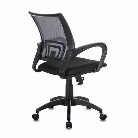 Офисное кресло Brabix Fly MG-396 (с подлокотниками, сетка, серое/черное) 532085 в Миассе - изображение 3