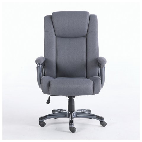 Офисное кресло Brabix Premium Solid HD-005 (ткань, серое) 531823 в Миассе - изображение 2